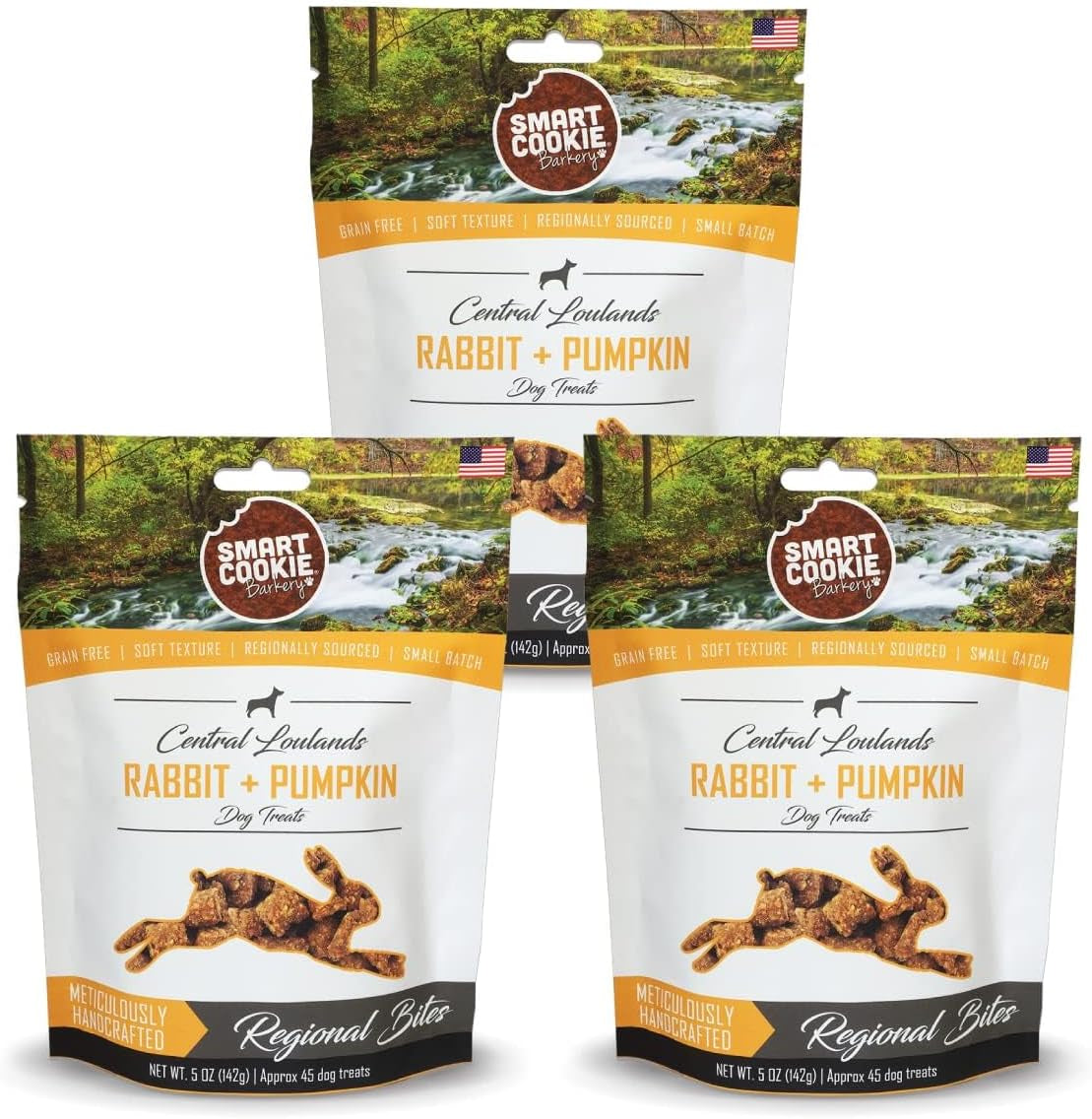 All Natural Soft Dog Treats - Duck & Squash - Training Treats for Dogs with Allergies or Sensitive Stomachs - Grain Free Dog Treats, Chewy, Human-Grade, Made in USA - 5Oz Bag