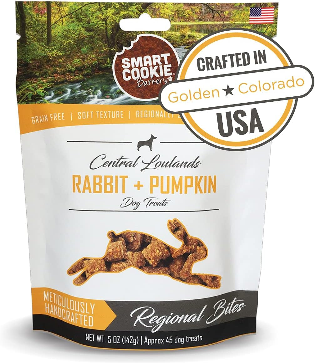 All Natural Soft Dog Treats - Duck & Squash - Training Treats for Dogs with Allergies or Sensitive Stomachs - Grain Free Dog Treats, Chewy, Human-Grade, Made in USA - 5Oz Bag